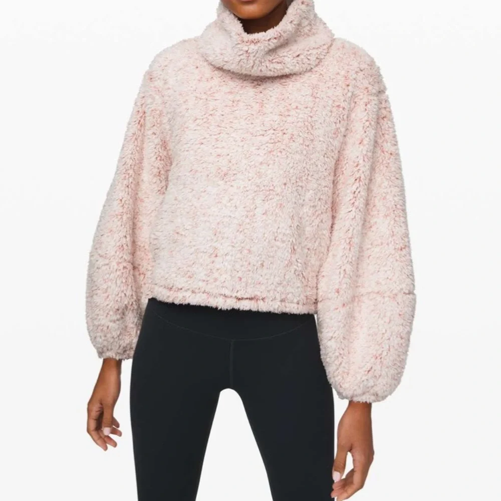 Lululemon Warm Restore Sherpa Pullover Fleece Sweatshirt - Picture 2 of 8